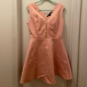 Pink dress defined waist XL Guess
